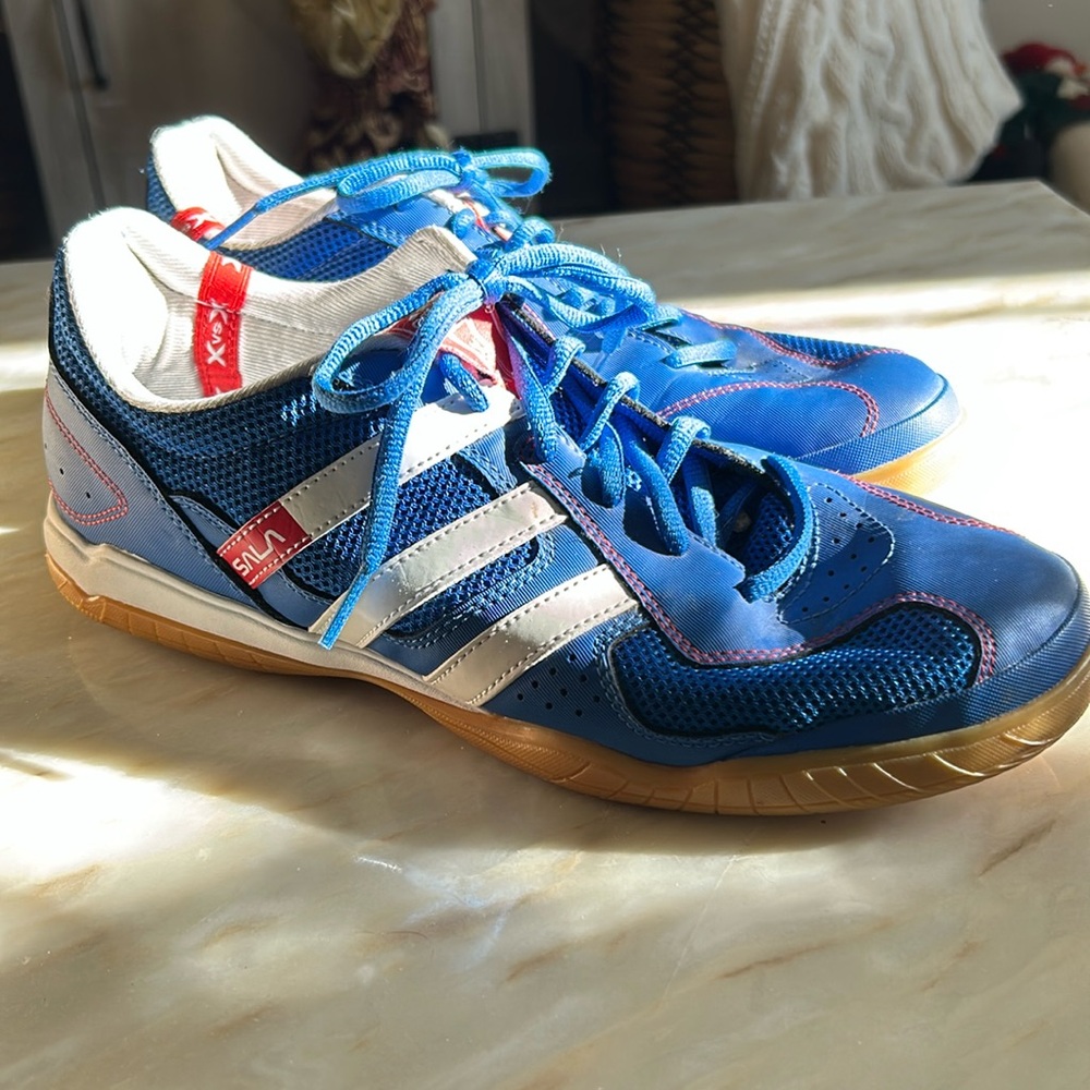 Adidas X‎ vs X AdiPRENE Men’s 2009 Blue 3 White Stripes Sneakers Sz 8.5